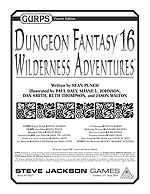 GURPS Dungeon Fantasy 16: Wilderness Adventures – Cover