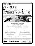 GURPS Vehicles: Transports of Fantasy – Cover
