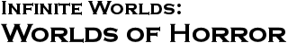 GURPS Infinite Worlds: Worlds of Horror